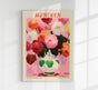 Munich Local Flower Market Art Poster – Botanical Illustration Fine Art Edition
