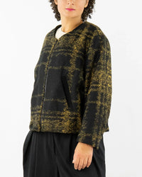 GOLDA Crop Jacket – Minimalist transitional jacket made from deadstock, Made in Berlin — Ansicht 3