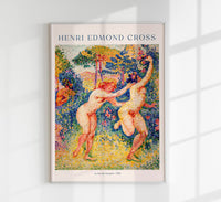 Le Fuite des Nymphes – Pointillism Art Print by Henri Edmond Cross — Ansicht 1