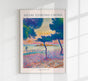 La Plage de Saint Clair by Henri Edmond Cross – Pointillist Art Print Seascape