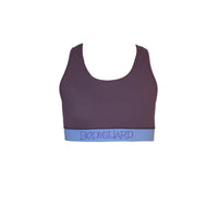Sports Bra Lagonisi Purple Gray/Light Blue – Medium Support & Back Pocket — Ansicht 6