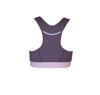 Sports Bra Lagonisi Purple Gray/Pink – Medium Support, Back Pocket, Recycled Material — Ansicht 7