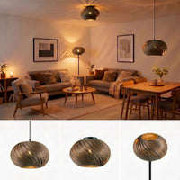 Alma lampshade made of walnut wood – handcrafted in Cologne — Ansicht 1