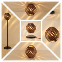 "Gemma" Sweetgum Lampshade – Handcrafted in Cologne — Ansicht 1