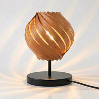Lampshade "Gemma" Cherry Wood – Handcrafted Cologne — Ansicht 2