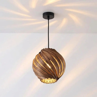 Gemma Walnut Lampshade – Handcrafted in Cologne