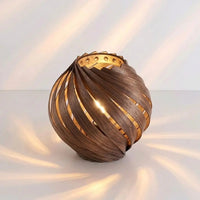 Gemma Walnut Lampshade – Handcrafted in Cologne — Ansicht 5