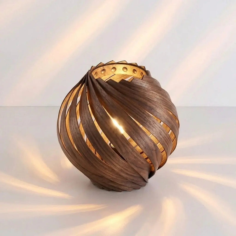 Gemma Walnut Lampshade – Handcrafted in Cologne — Ansicht 5