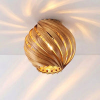 Lampshade "Gemma" made of Olive Ash - Handmade in Cologne — Ansicht 4