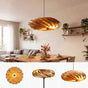 Lampenschirm Veneria aus Amberbaum – wählbare Größe 40–80 cm