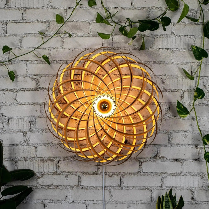 Lampshade "Veneria" made of oak wood – selectable 40–80 cm — Ansicht 6
