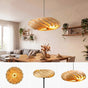 Lampshade "Veneria" made of oak wood – selectable 40–80 cm