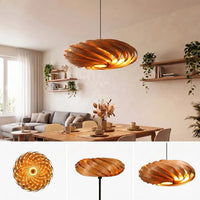 "Veneria" lampshade made of cherry wood – available in 40–80 cm — Ansicht 16