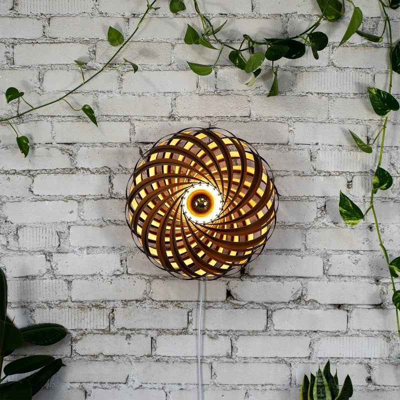Lampenschirm Veneria aus Nussbaum – wählbar 40–80 cm — Ansicht 6