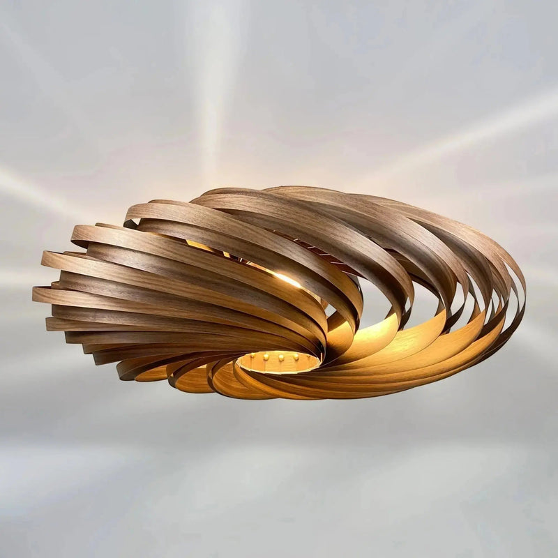 Lampenschirm Veneria aus Nussbaum – wählbar 40–80 cm — Ansicht 8
