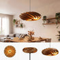 Lampenschirm Veneria aus Nussbaum – wählbar 40–80 cm