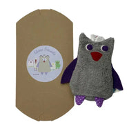 Mini Organic Heat Pillow Owl – Organic cotton, handcrafted, soothing — Ansicht 2