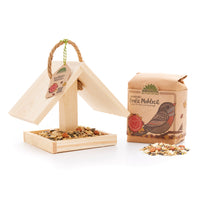 Bird feeder with large meal - 100% natural wood — Ansicht 2