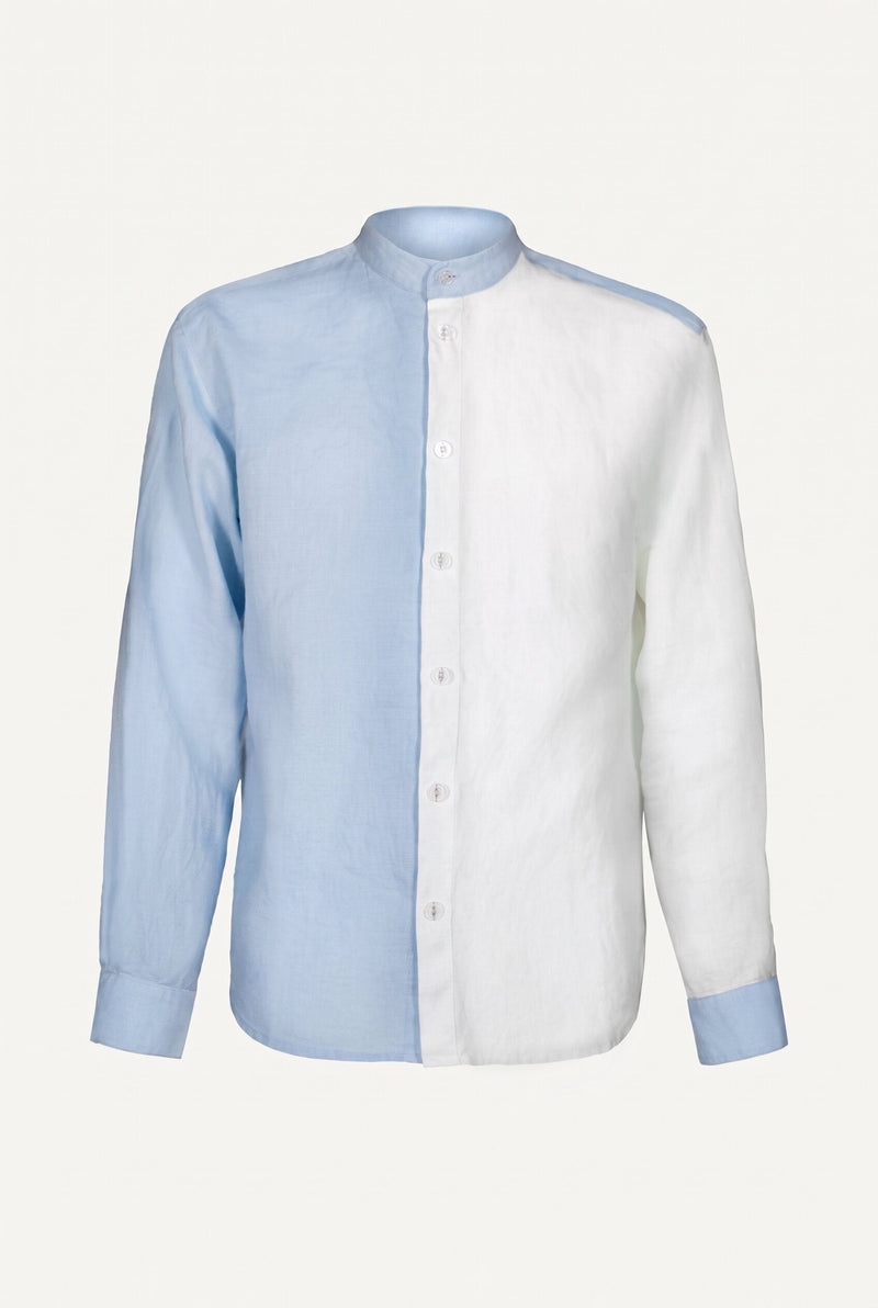HACOYL HACOY Linen Dual Shirt – zweifarbig, 100 % Leinen — Ansicht 6
