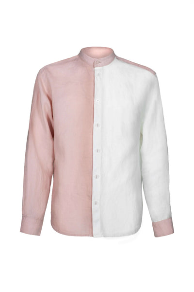 HACOYL HACOY Linen Dual Shirt – zweifarbig, 100 % Leinen