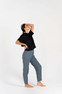 Linen Trousers – 100% Linen | Home Office Comfort | Stylish & Breezy — Ansicht 6