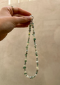Livie Pearl Necklace – Handcrafted Natural Pearls, 41–45 cm