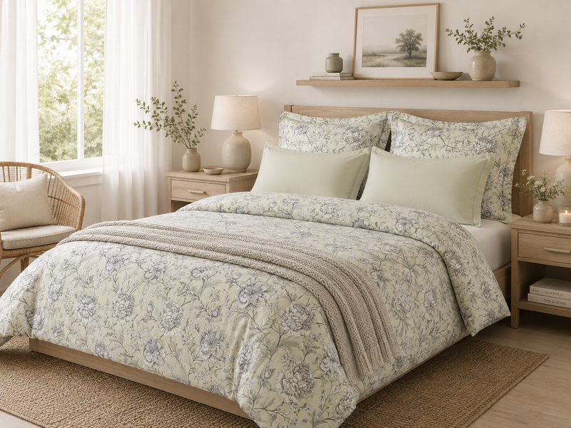 Bettwäsche Set Lotte 60% Leinen 40% Tencel – nachhaltig & pflegeleicht — Ansicht 1