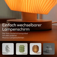 Luma 3D-Printed Lamp Recycled PLA Oak Wood Table Lamp — Ansicht 7