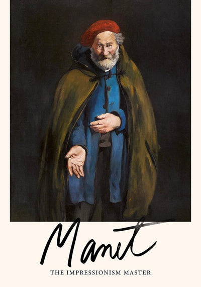 Beggar with a Duffle Coat by Manet Exhibition Poster – Art Print Berlin