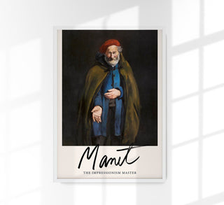 Beggar with a Duffle Coat by Manet Exhibition Poster – Art Print Berlin