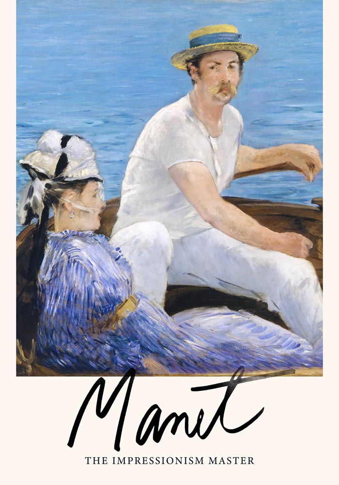 Boating by Manet Exhibition Poster – Art Print Impressionism — Ansicht 3