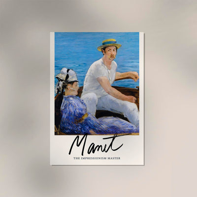 Boating by Manet Exhibition Poster – Art Print Impressionism