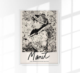 Jeanne Spring Drawing by Manet – Art Print Poster