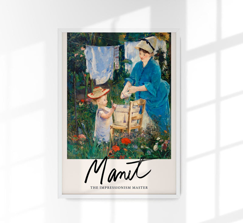 Laundry by Manet Exhibition Poster – Art Print Berlin — Patroa Studio