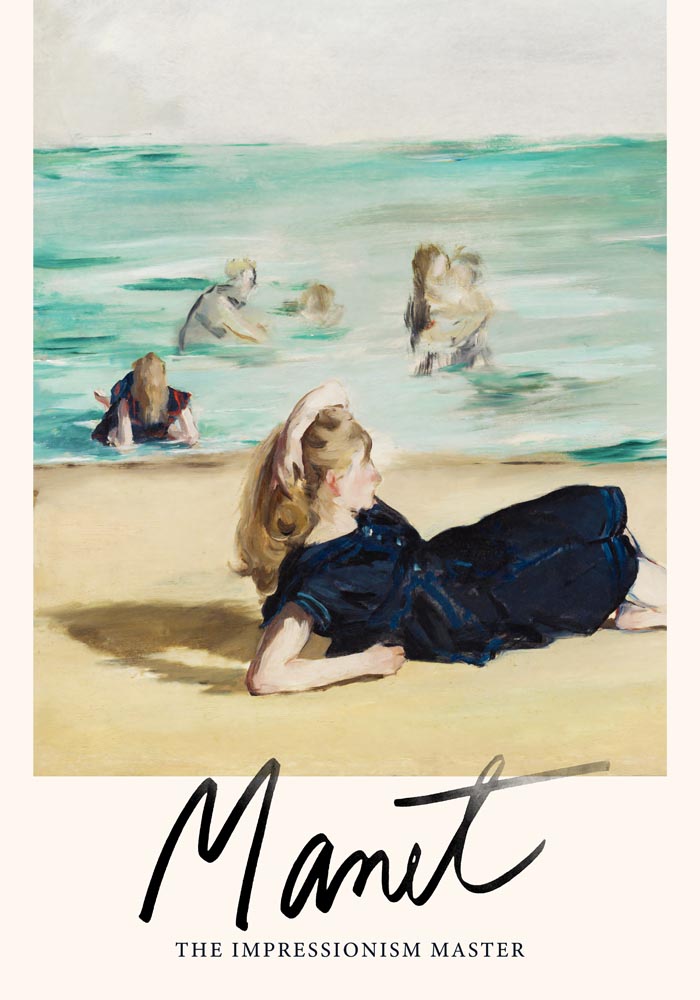 On the Beach by Manet Exhibition Poster – Art Print Berlin — Ansicht 3