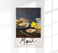 Oysters by Manet Exhibition Poster – Kunstdruck Berlin — Ansicht 1