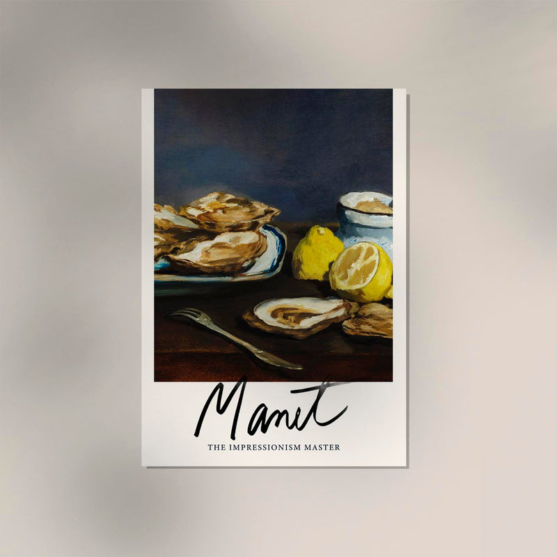 Oysters by Manet Exhibition Poster – Kunstdruck Berlin — Ansicht 2