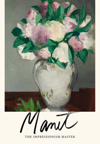 Peonies by Manet Exhibition Poster – Kunstdruck Berlin — Ansicht 4