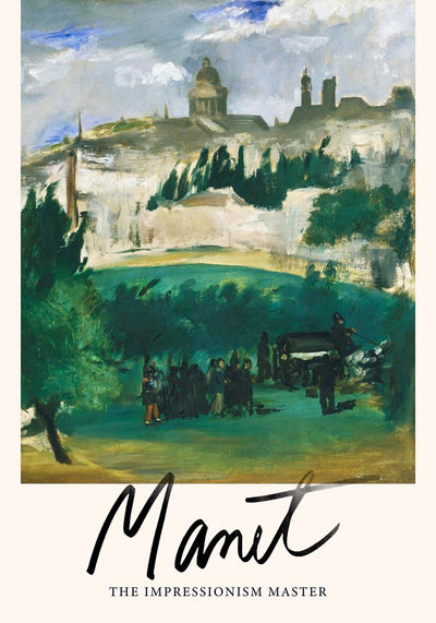 Dead Christ with Angels No. 2 – Manet Exhibition Poster by Patroa Studio