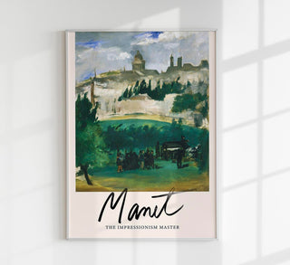 Dead Christ with Angels No. 2 – Manet Exhibition Poster by Patroa Studio