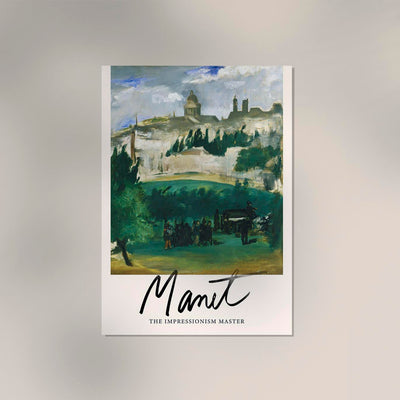 Dead Christ with Angels No. 2 – Manet Exhibition Poster by Patroa Studio