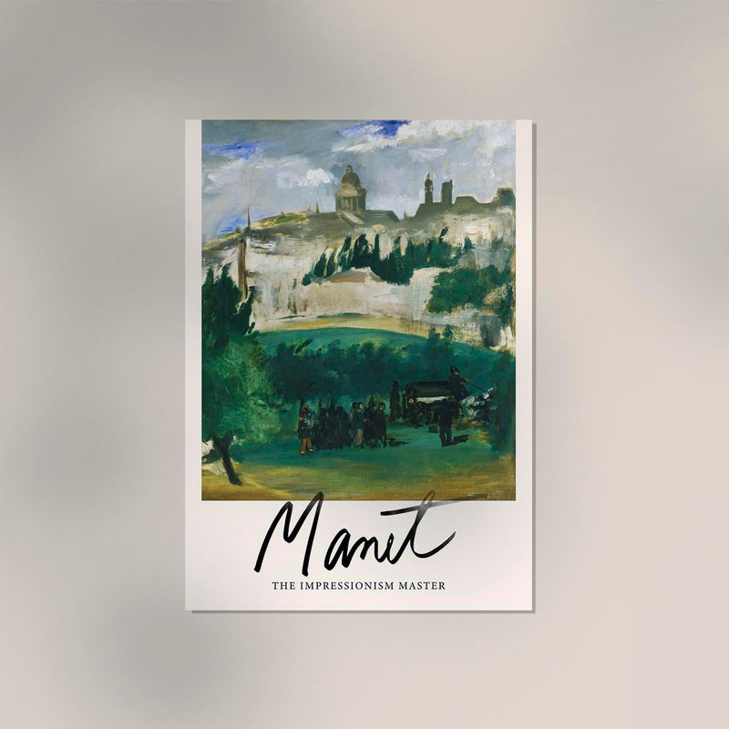 Dead Christ with Angels No. 2 – Manet Exhibition Poster by Patroa Studio — Ansicht 2