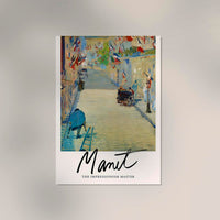 The Rue Mosnier with Flags by Manet Exhibition Poster – Kunstdruck — Ansicht 2