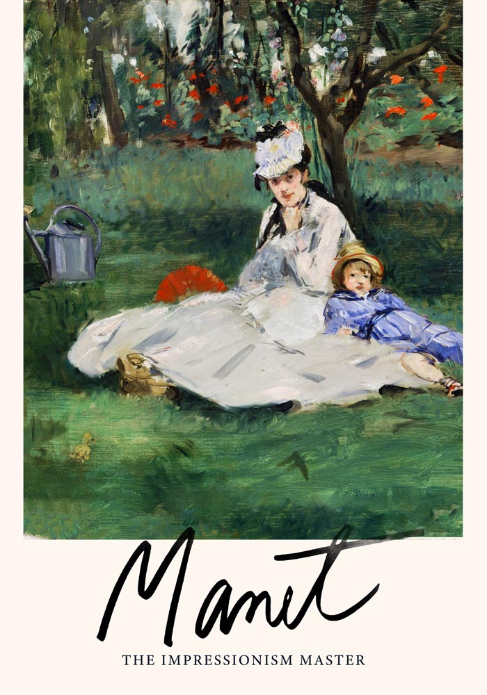 The Manet Family by Manet Exhibition Poster – Kunstdruck Berlin — Ansicht 3