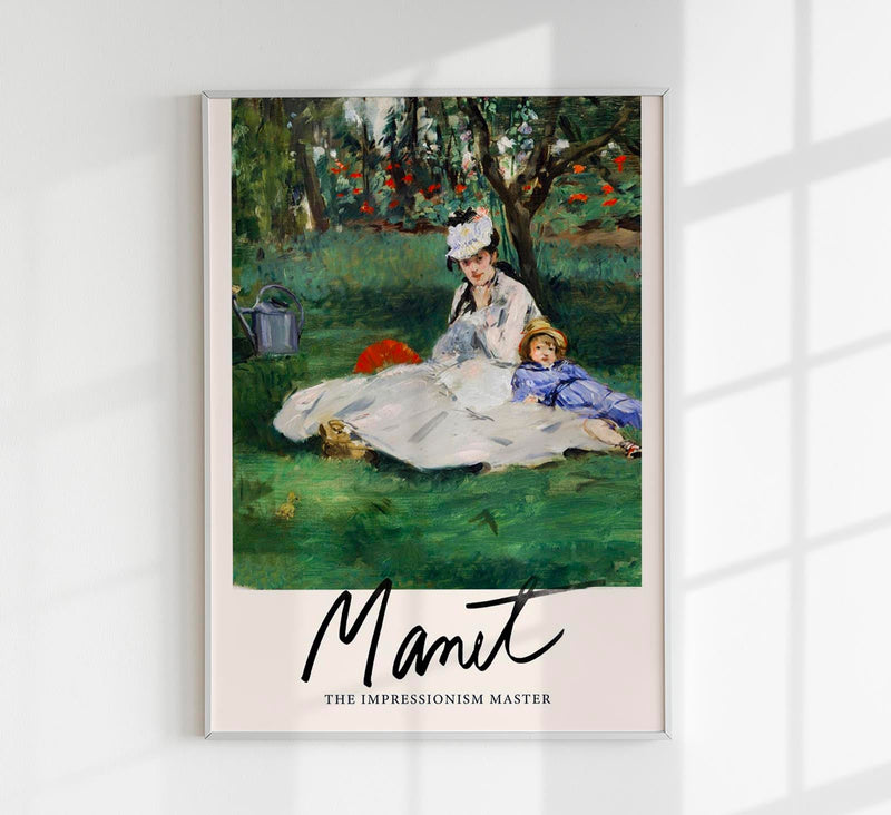 The Manet Family by Manet Exhibition Poster – Kunstdruck Berlin — Patroa Studio