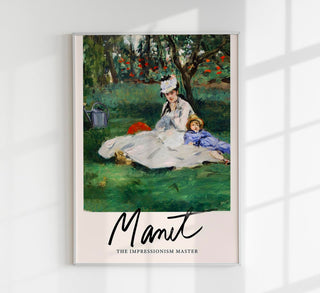 The Manet Family by Manet Exhibition Poster – Art Print Berlin
