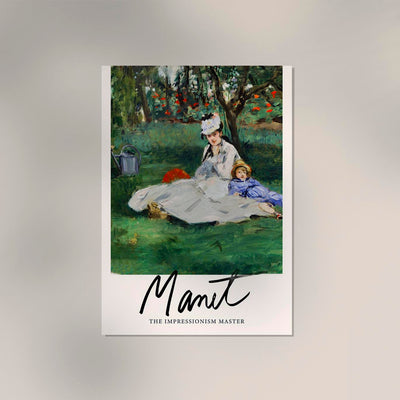 The Manet Family by Manet Exhibition Poster – Art Print Berlin