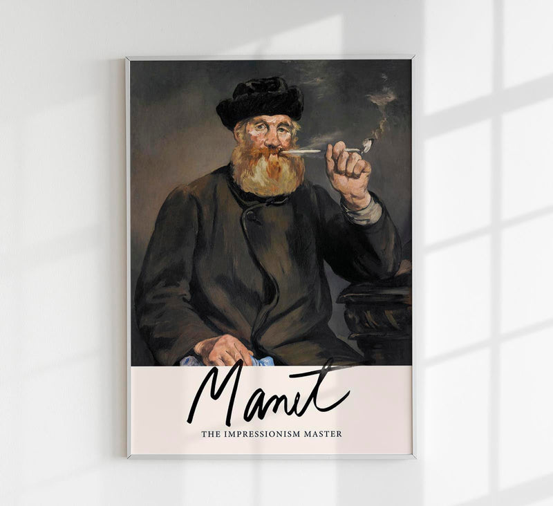 The Smoker by Manet Exhibition Poster – Kunstdruck Berlin — Patroa Studio