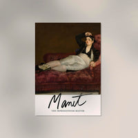Reclining Young Woman by Manet Exhibition Poster – Kunstdruck — Ansicht 2