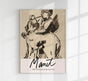 A Boy Holding His Dog – Manet Exhibition Poster | Fine Art Print